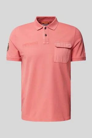 Camel Active Poloshirt mit Label-Stitching
