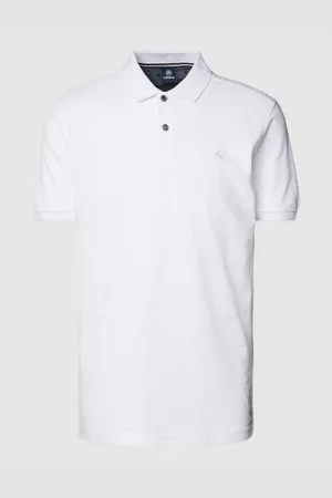 Lerros Poloshirt mit Label-Stitching