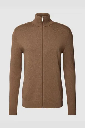 SELECTED Strickjacke mit Stehkragen Modell 