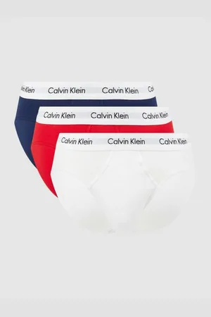 Calvin Klein Slips aus Baumwoll-Mix im 3er-Pack