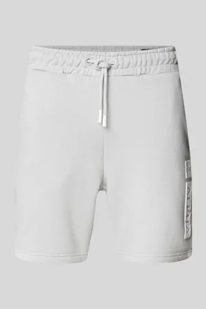 Alpha Industries Regular Fit Sweatshorts mit Label-Print