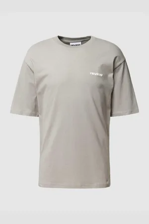 Review T-Shirt mit Logo-Print