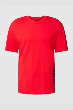 HUGO BOSS Relaxed Fit T-Shirt mit Label-Print