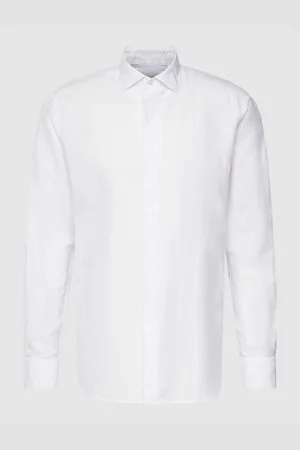 ETERNA Slim Fit Premium Smokinghemd mit Leinen-Anteil