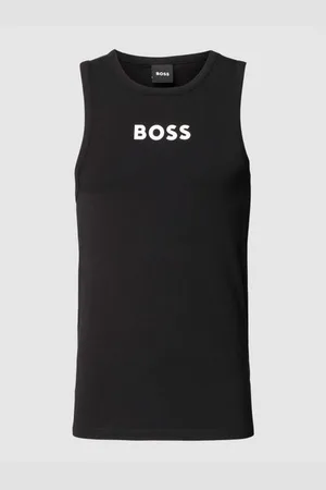 HUGO BOSS Tanktop mit Label-Print