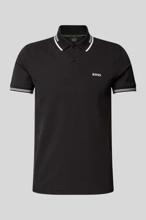 HUGO BOSS Slim Fit Poloshirt mit Label-Print Modell 