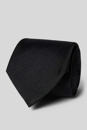 Profuomo Seidenkrawatte in unifarbenem Design (8 cm)