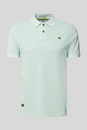 Camel Active Poloshirt mit Label-Stitching