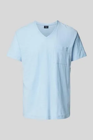 JOOP! T-Shirt mit V-Ausschnitt und Brusttasche