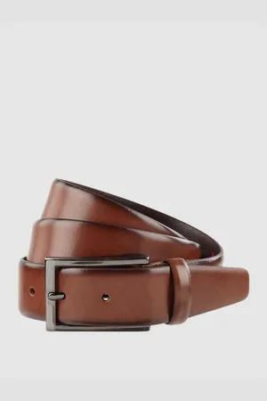 Pierre Cardin Ledergürtel mit Dornschließe aus Metall