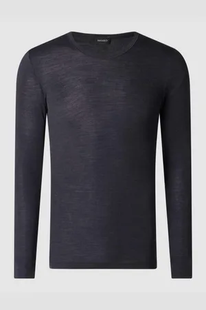 Hanro Longsleeve aus Merinowoll-Seide-Mix