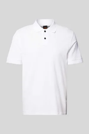 HUGO BOSS Slim Fit Poloshirt mit kurzer Knopfleiste Modell 