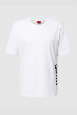 HUGO BOSS Relaxed Fit T-Shirt mit Label-Print