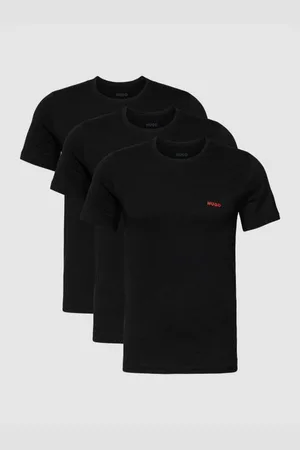 HUGO BOSS T-Shirt mit Label-Print im 3er-Pack