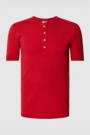 Schiesser T-Shirt mit kurzer Knopfleiste Modell 