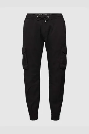 Alpha Industries Cargohose mit Label-Details Modell 