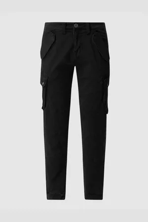 Alpha Industries Cargohose mit Label-Details Modell 