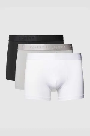 Tommy Hilfiger Trunks mit elastischem Logo-Bund im 3er-Pack