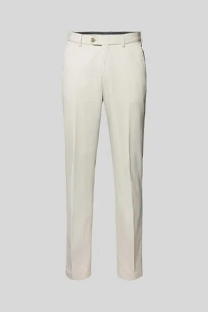 Hiltl Slim Fit Hose mit Bügelfalten Modell 