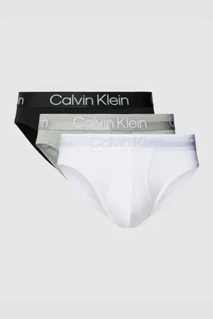 Calvin Klein Slips mit elastischem Logo-Bund im 3er-Pack