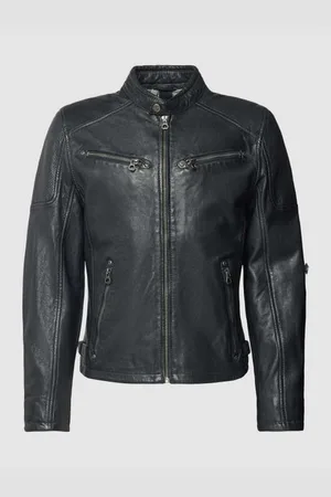 Gipsy Lederjacke mit Stehkragen Modell 