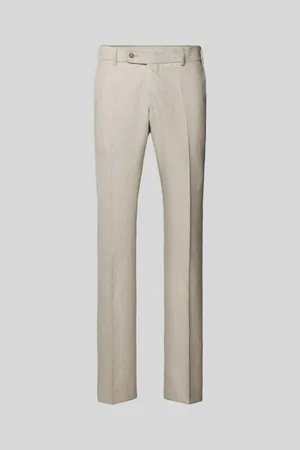 Atelier Torino Slim Fit Anzughose mit Bügelfalten