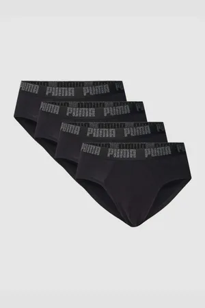 PUMA Slip mit elastischem Logo-Bund im 4er-Pack