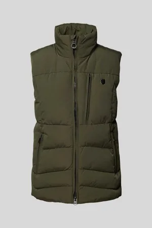 Wellensteyn Regular Fit Steppweste mit Label-Applikation Modell 