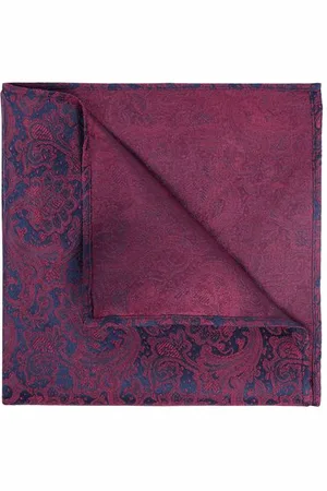 Carlo Monti Seideneinstecktuch mit Allover-Muster