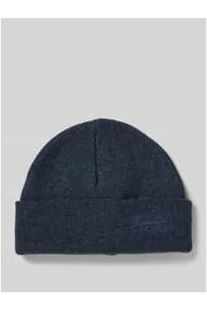 Superdry Beanie mit breitem Umschlag und Logo-Stitching