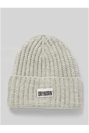 Drykorn Mütze mit Label-Patch Modell 