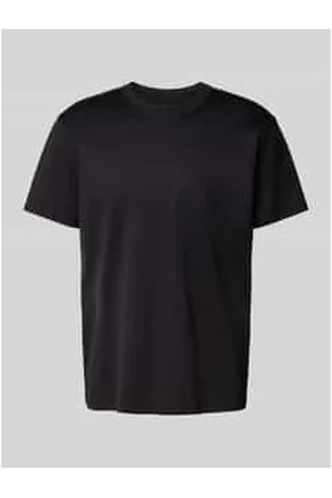 Bread & Boxers T-Shirt mit geripptem Rundhalsausschnitt