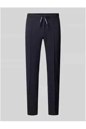 Armani Exchange Slim Fit Anzughose mit fixierten Bügelfalten