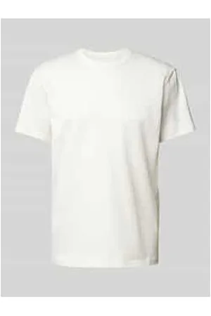 Bread & Boxers T-Shirt mit geripptem Rundhalsausschnitt
