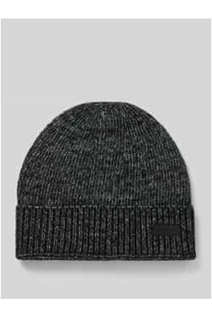 Strellson Mütze mit Label-Patch Modell 