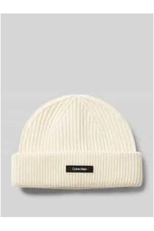 Calvin Klein Mütze mit Label-Patch