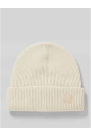 Strellson Mütze mit Label-Patch Modell 