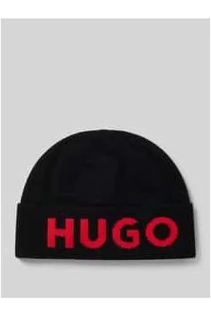 HUGO BOSS Beanie mit Label-Detail Modell 