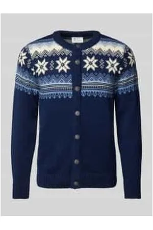 Dale of Norway Strickjacke mit Rundhalsausschnitt 