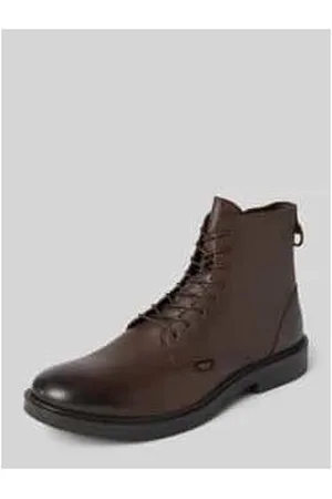 Replay Schnürstiefeletten aus Leder mit Modell 