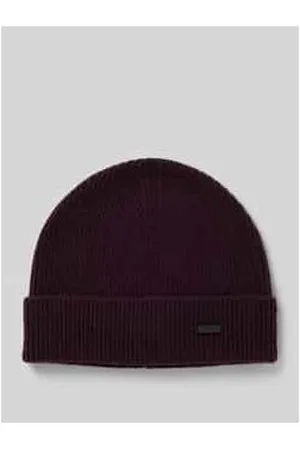 HUGO BOSS Beanie mit Label-Detail Modell 