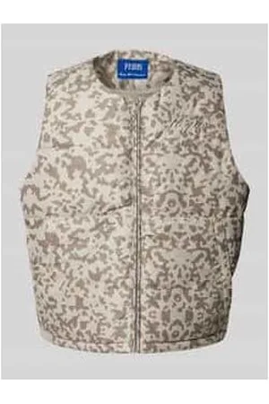 PEQUS Steppweste mit Label-Stitching Modell 