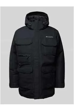 Columbia Parka mit Label-Print Modell 
