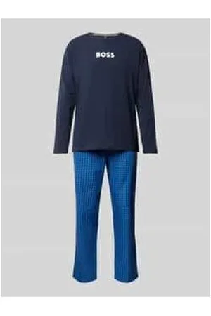 HUGO BOSS Pyjama mit Label-Print Modell 
