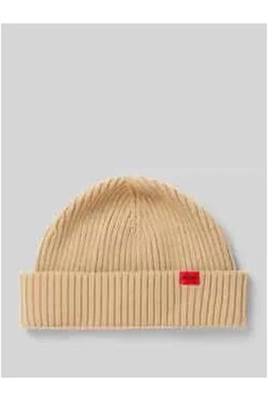 HUGO BOSS Beanie mit Label-Detail Modell 