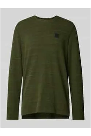 PME Legend™ Longsleeve mit geripptem Rundhalsausschnitt
