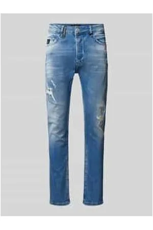 ER ELIAS RUMELIS Comfort Fit Mid Rise Jeans im Destroyed-Look Modell 
