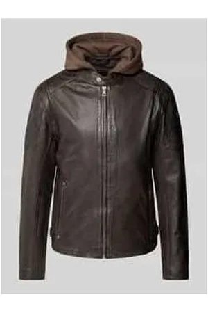 Gipsy Lederjacke mit abnehmbarer Kapuze Modell 