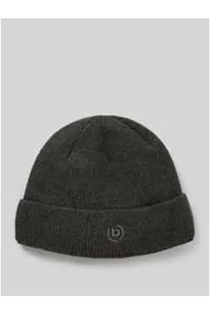 Bugatti Beanie mit Label-Stitching