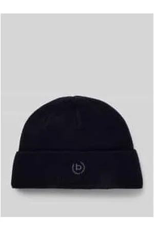Bugatti Beanie mit Label-Stitching